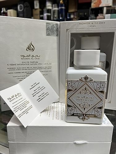 Lattafa Bade'e Al Oud Honor & Glory EDP Unisex 3.4 Fl Oz Oriental 