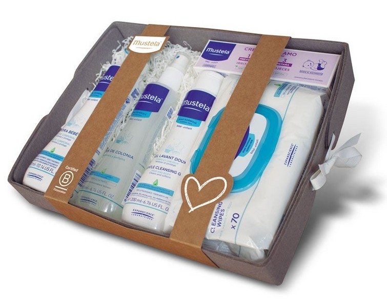 Mustela Baby Basket Grey Set 5 Pieces