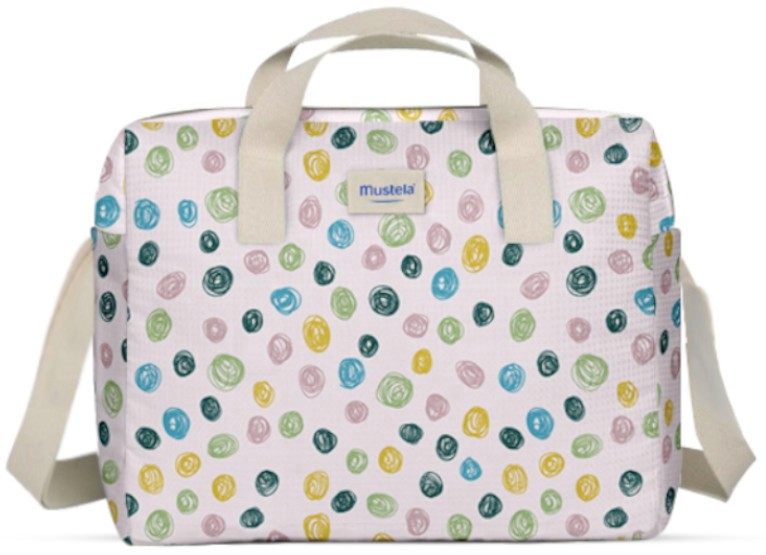 Mustela Polka Dot Stroller Bag Set 5 Pieces
