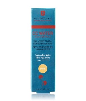 Erborian CC Water Light Tinted Fluid Small Pack Shade Doré 15 Ml