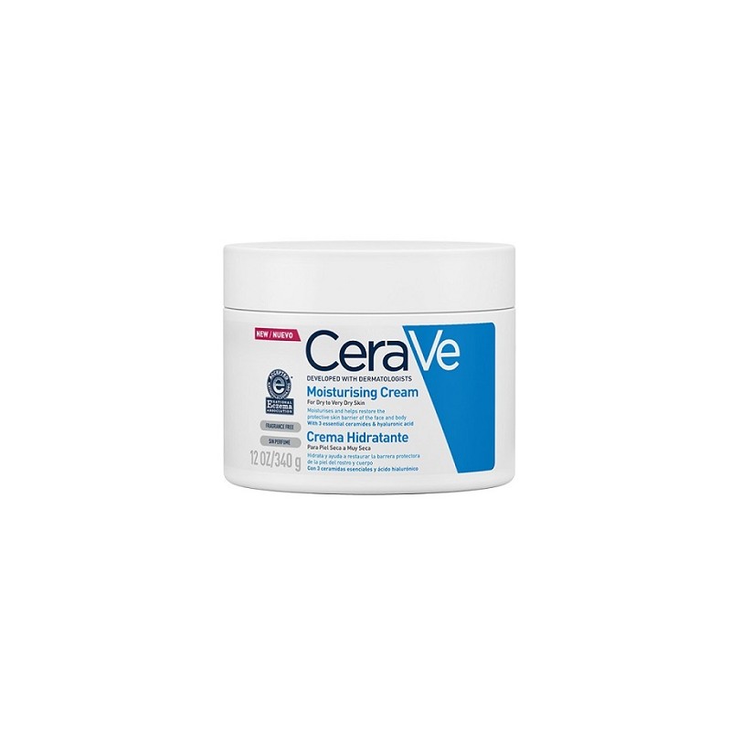 Cerave crema hidratante corporal y facial tubo 340 g