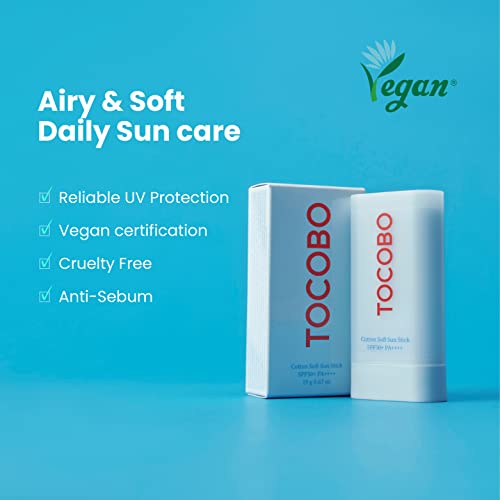 Tocobo Protector solar en stick Cotton Soft SPF50