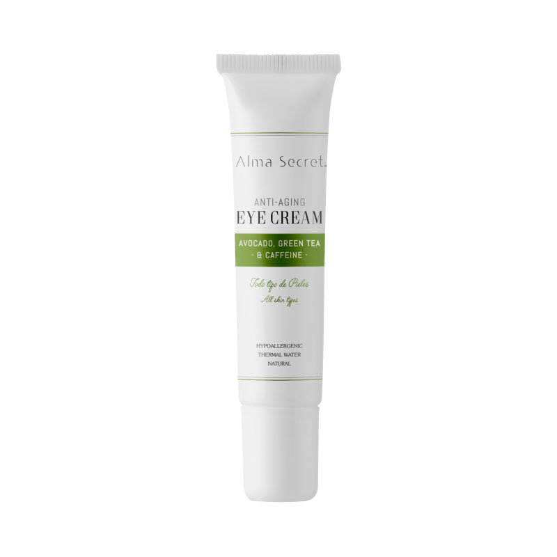 Eye Cream Antiedad Con Aguacate, Té Verde & Cafeína 10 Ml
