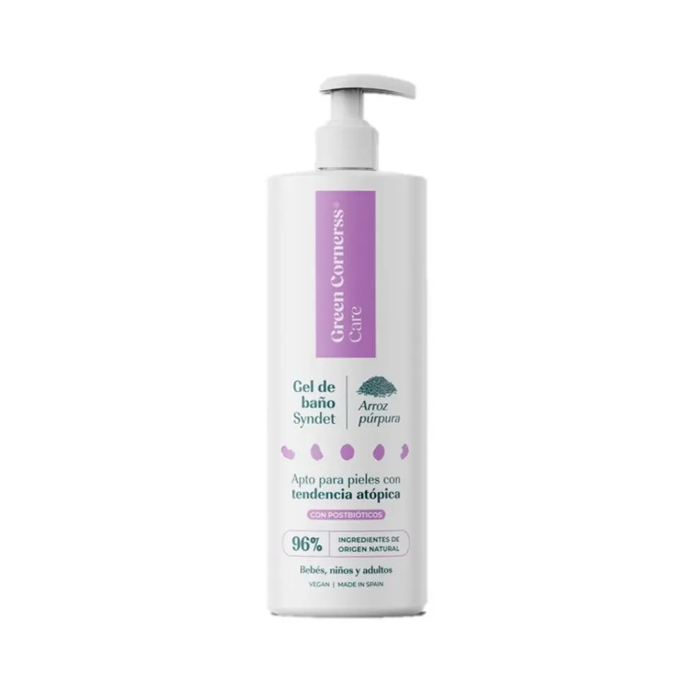 Green Cornerss Gel de Baño Arroz Púrpura 400 ml
