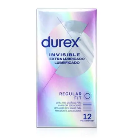Durex Invisible Extra Fino-Lubricado 12U 