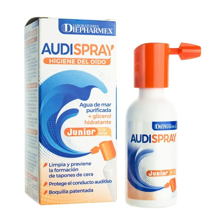 Audispray Junior Limpieza Oídos Niños 3 a 12 Años 