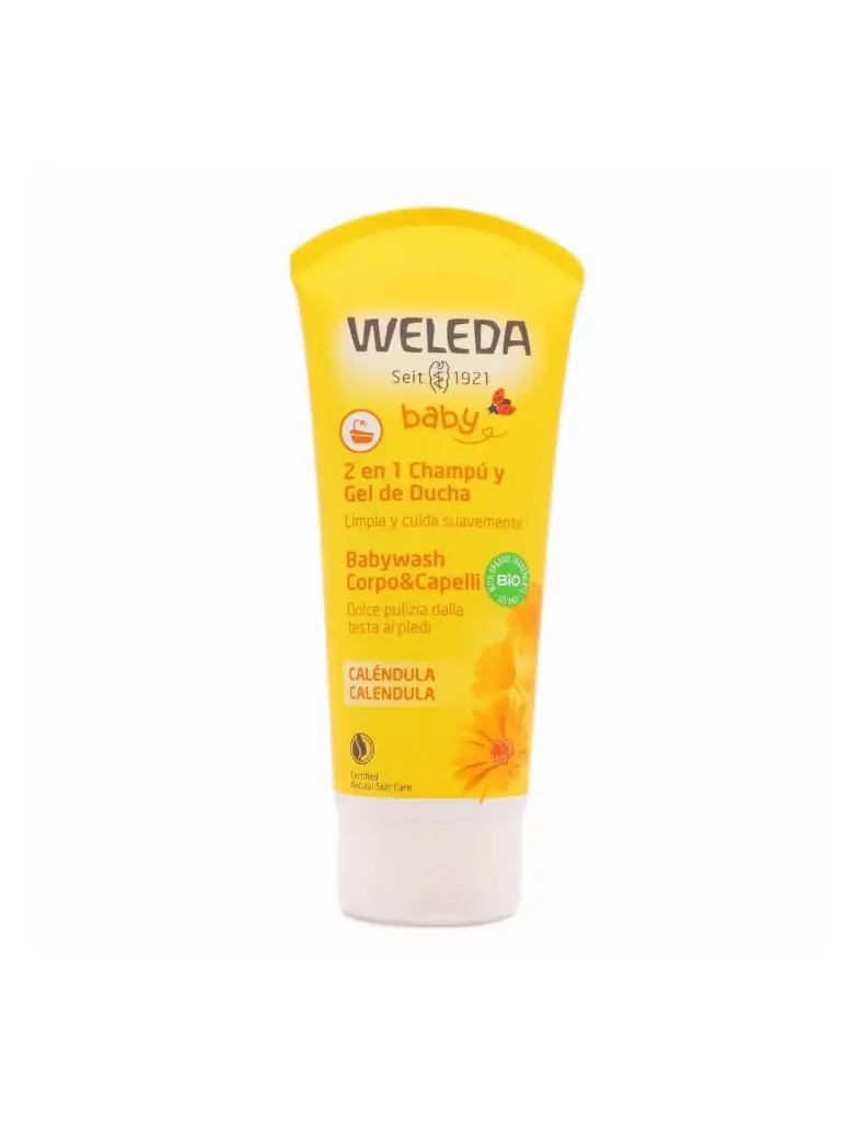 Weleda 2 en 1 Champú y Gel de Ducha 200ml 