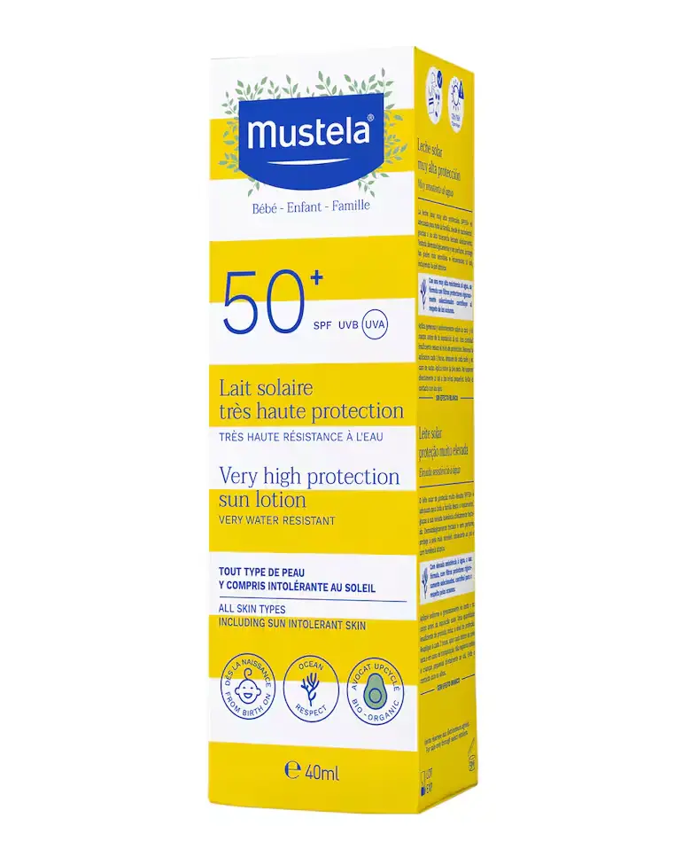 Mustela SPF 50+ Protección Solar Bebé-Niños-Familia 40ml
