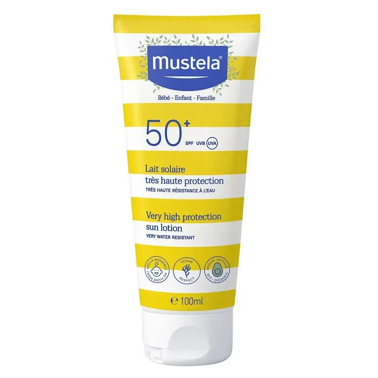 Mustela SPF 50+ Protección Solar Bebé-Niños-Familia 100ml