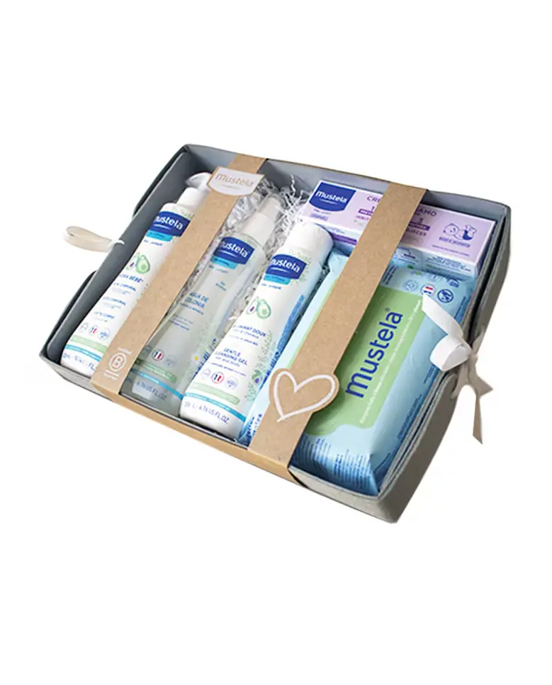 Mustela Canastilla Gris Set 5 Piezas