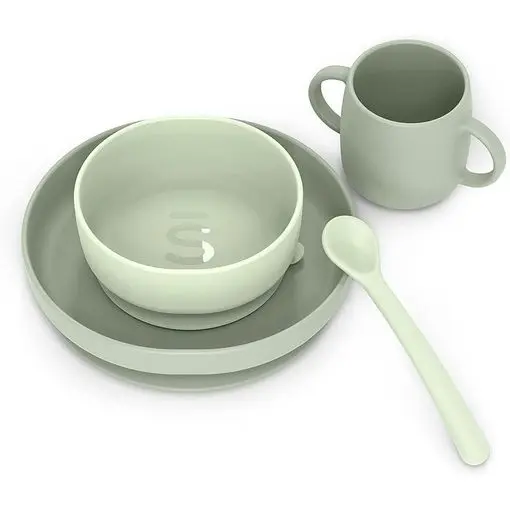 Suavinex Juego de Vajilla Verde 