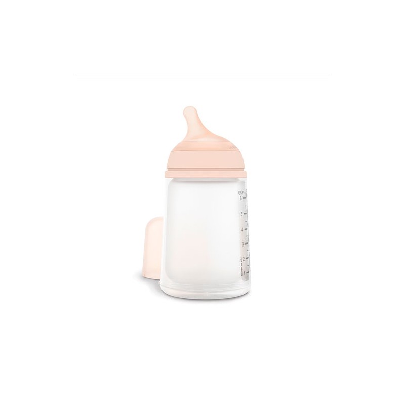 Suavinex Zero Zero M Baby Bottle M Medium Flow 3 M+ 270 Ml