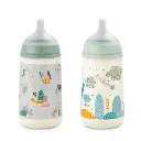 Suavinex Biberon Prints Tetina Fisiológica +3M silicona