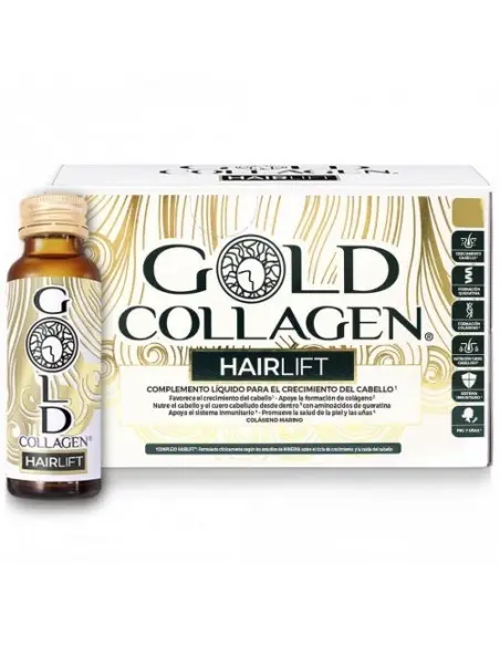 Gold Collagen Hairlift 10 Frascos 