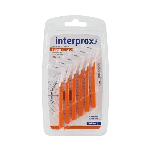 Interprox Interproximal Plus Super Micro Ángulo  0,9mm 6 Ud