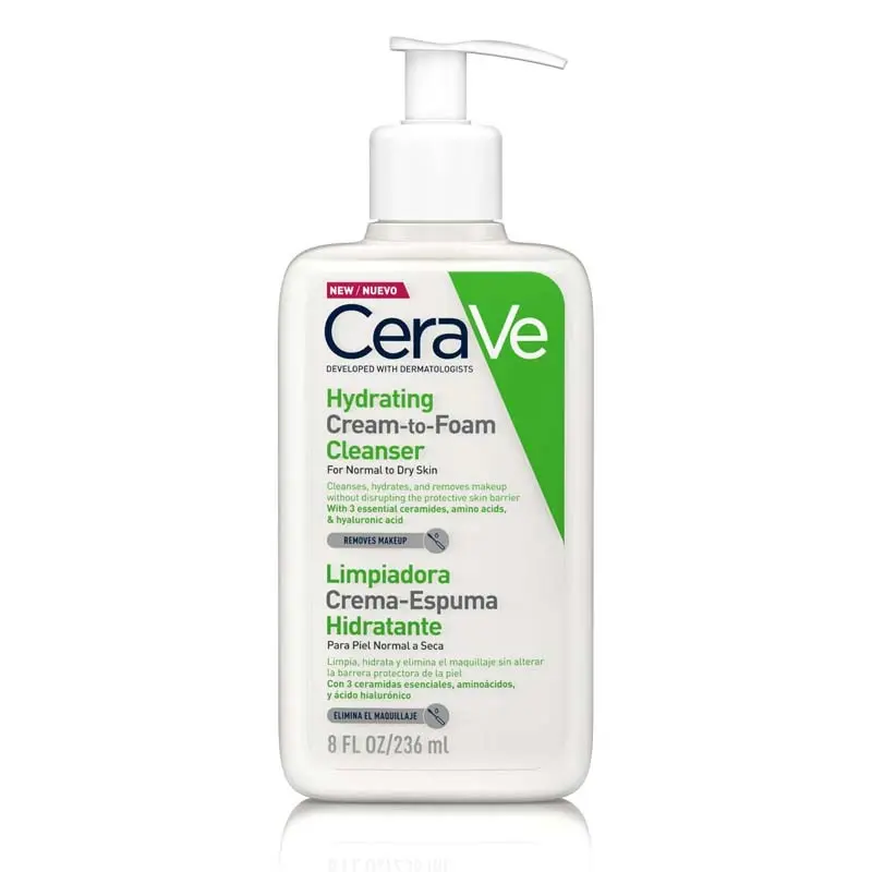 Cerave Limpiador Crema-Espuma Hidratante 236ml 