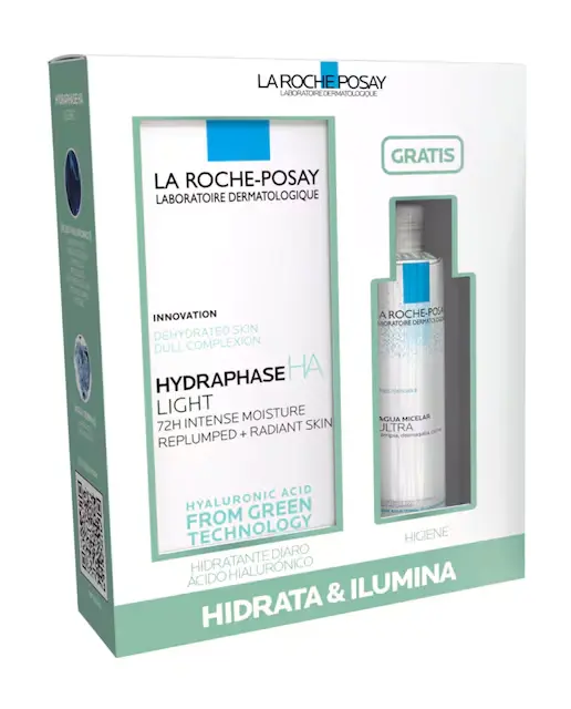 La Roche Posay Hydraphase Legere + Toleriane Agua Micelar 50ml