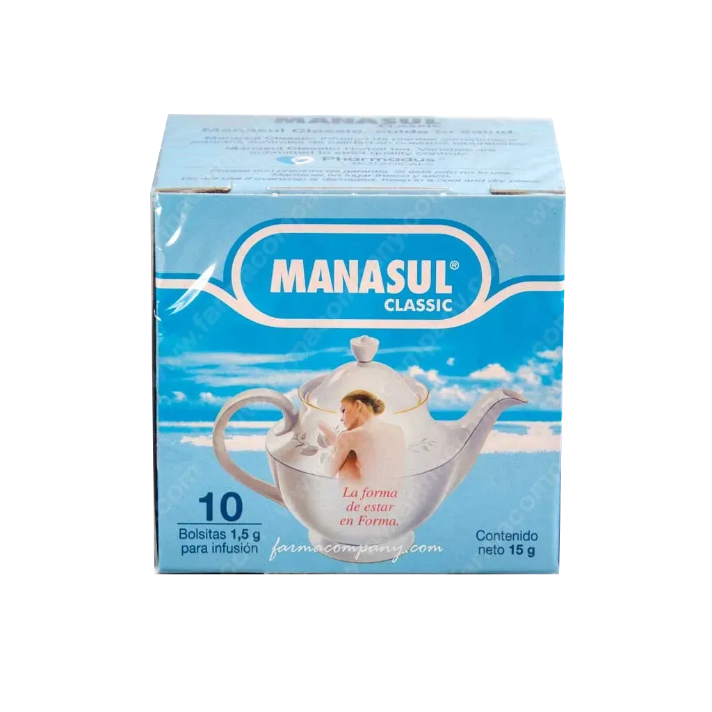 Manasul Classic Tránsito Intestinal 10 bolsitas