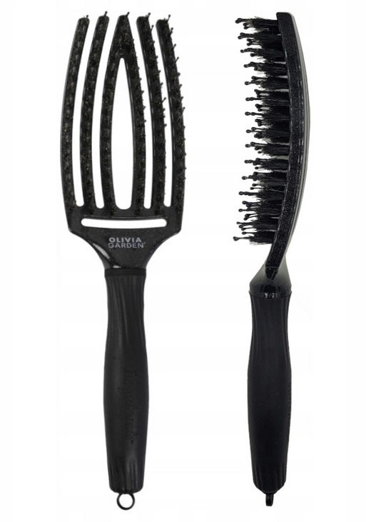 OLIVIA GARDEN FINGER BRUSH BLACK ONYX