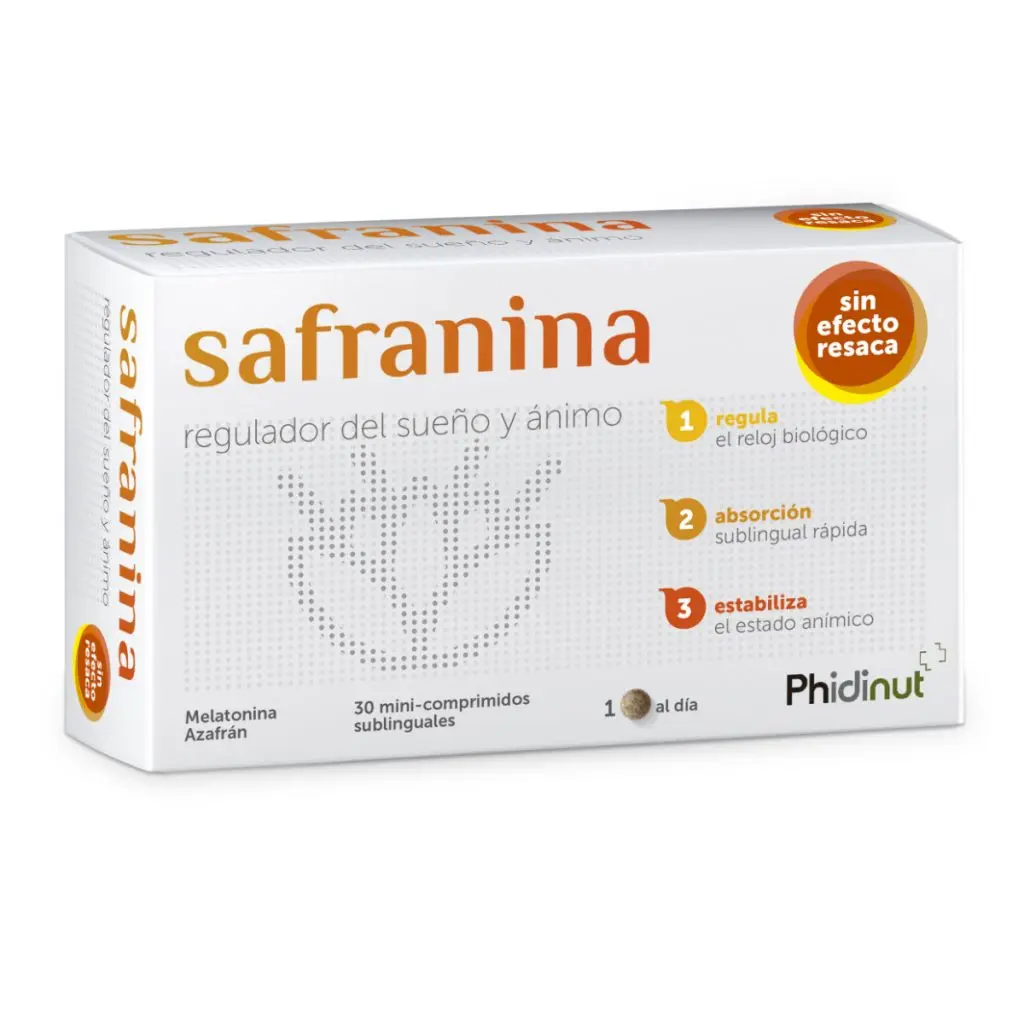Safranina Conciliador Del Sueño 30 Comprimidos 