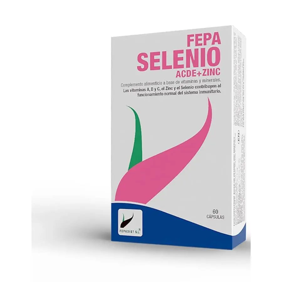 Fepa Selenio,Vitaminas y Zinc 60 Cápsulas