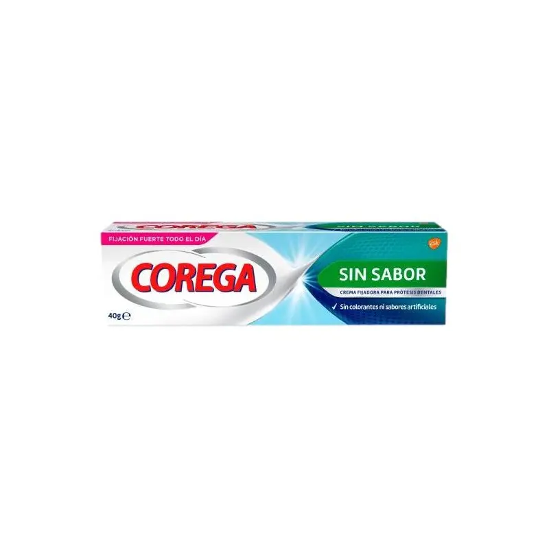 Corega Adhesivo Dental Sin Sabor 40g