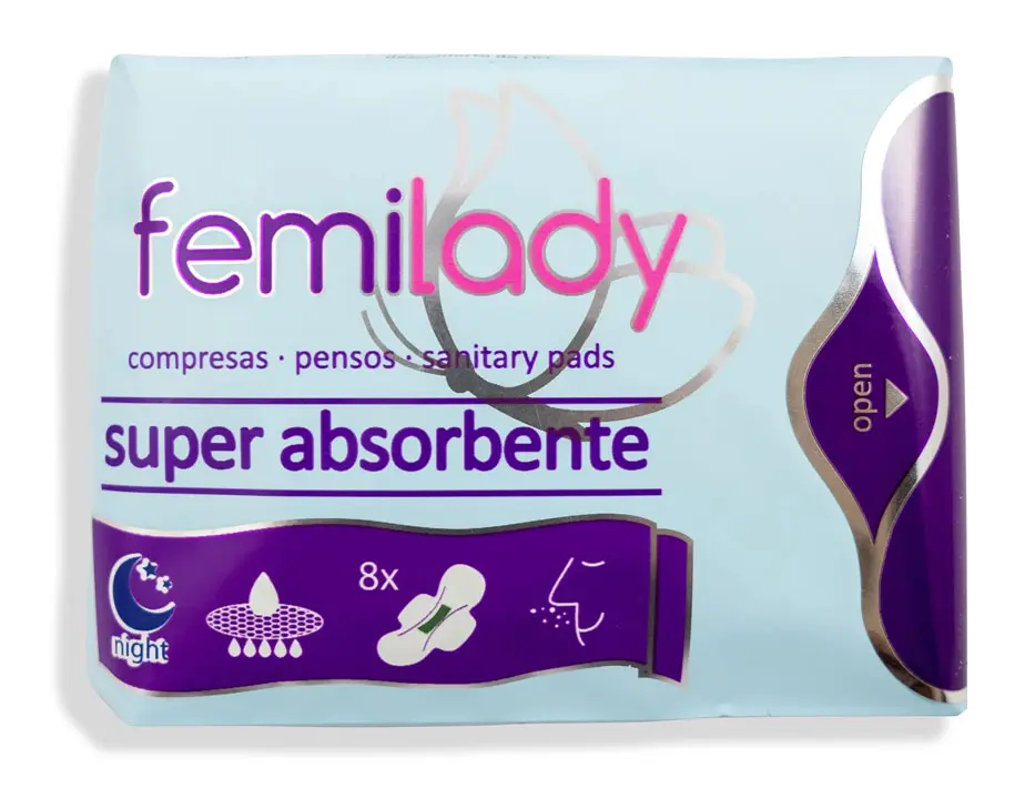 Femilady Compresas Super Absorbente 8 Uds