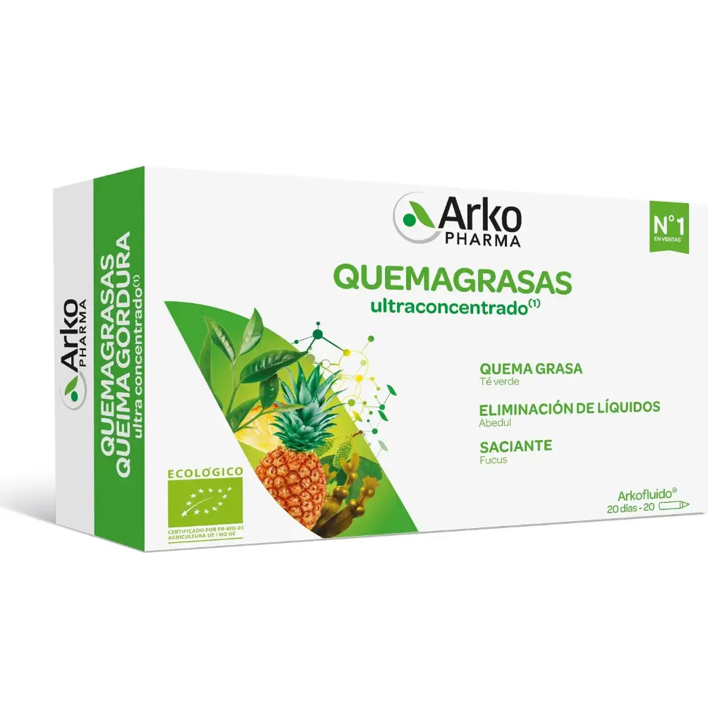Arkopharma Quemagrasas 20 Ampollas