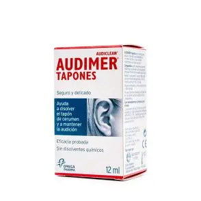 Audimer Solución Limpia Tapones Oídos 12 ml