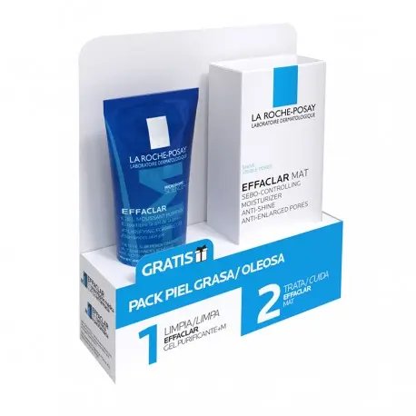 La Roche Posay Pack Effaclar Mat + Gel Regalo 90ml 