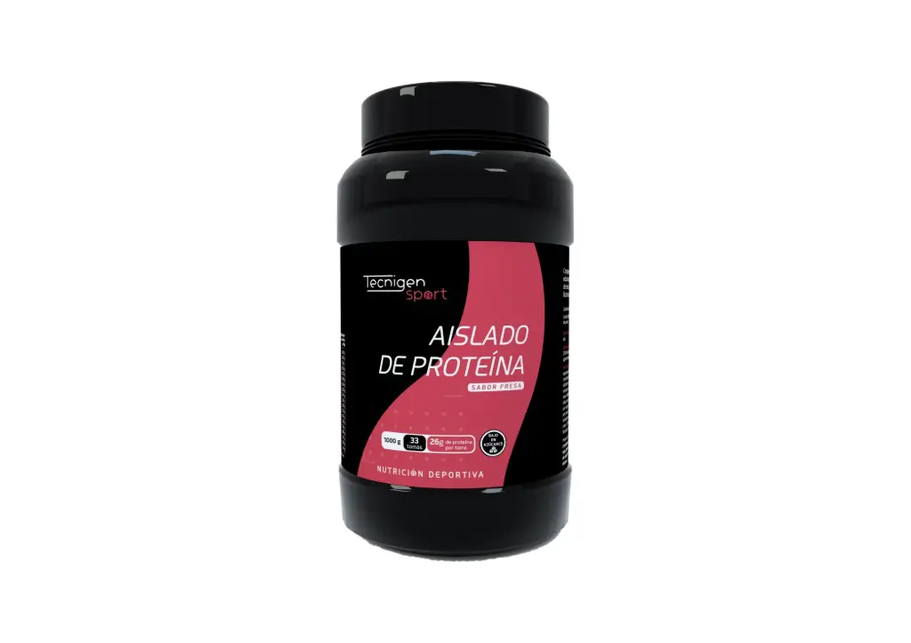 Tecnigen Sport Aislado de Proteína Fresa 1000gr