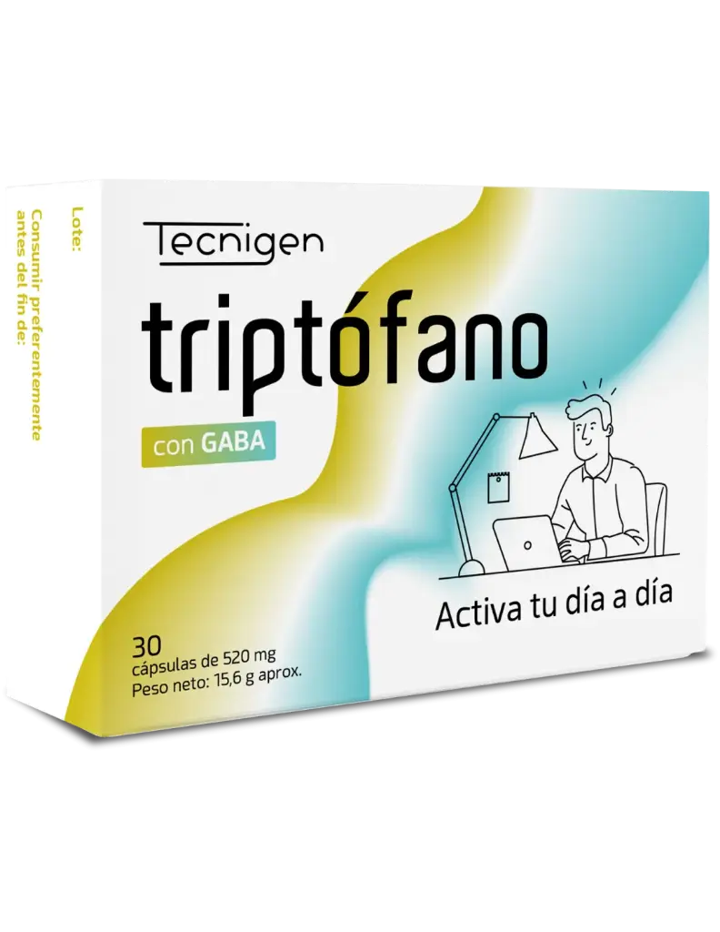 Tecnigen Triptófano con Gaba 30 Cápsulas 