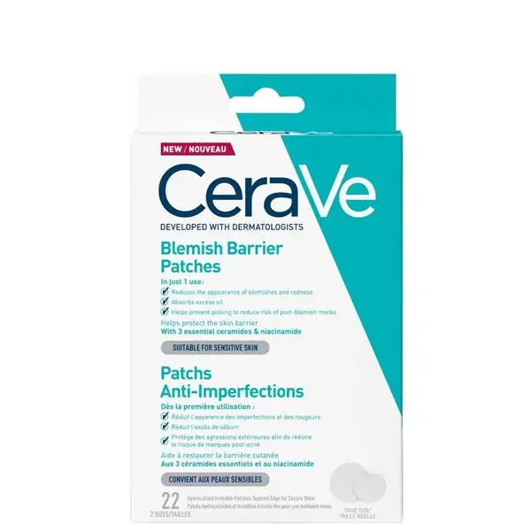 Cerave Parches Control Imperfecciones 22 unidades 2 Tamaños 