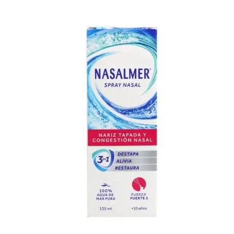 Nasalmer Fuerza Fuerte 3 Spray Nasal Isotónico 135ml