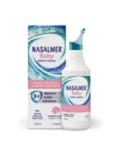 Nasalmer Baby Spray Nasal Fuerza Suave 135ml
