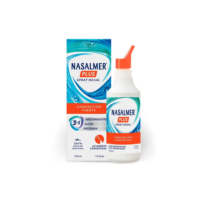 Nasalmer Plus Spray Nasal Congestión Fuerte 135ml