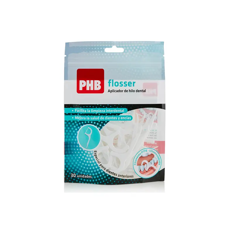 PHB Flosser Aplicador de Hilo Dental 30 Unidades