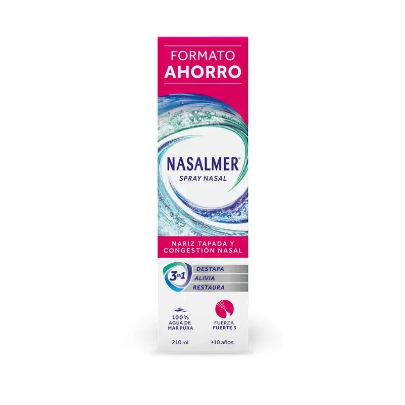 Nasalmer Fuerza Fuerte Spray Nasal Formato Ahorro 210ml