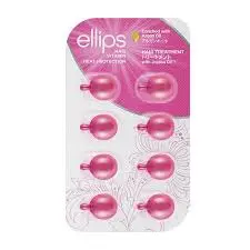 Ellips Vitamina Capilar De Tratamiento Con Aceite de Argán y Aceite de Jojoba 8 Unidades 