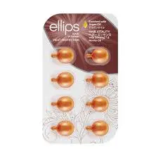 Ellips Vitamina Capilar Vitalidad Con Ginseng Para Cabello Frágil y Quebradizo 8 Uds