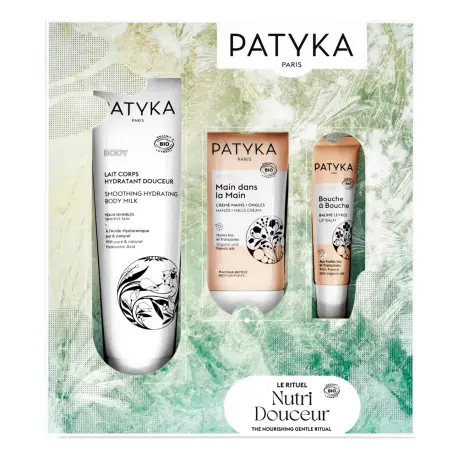 Patyka Cofre Ritual Nutri Suavidad Body Leche Corporal 150ml + Crema de Manos 40ml + Lip Balm 10ml