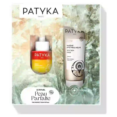 Patyka Cofre Ritual Luminosidad Serum Bonne Mine Glow 30ml + Mascarilla Efecto Piel Nueva 50ml