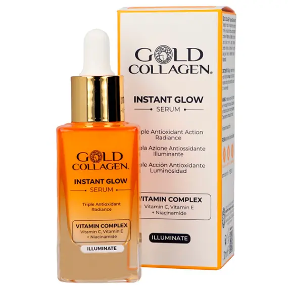 Gold Collagen Instant Glow Serum Vitamina C 30ml 