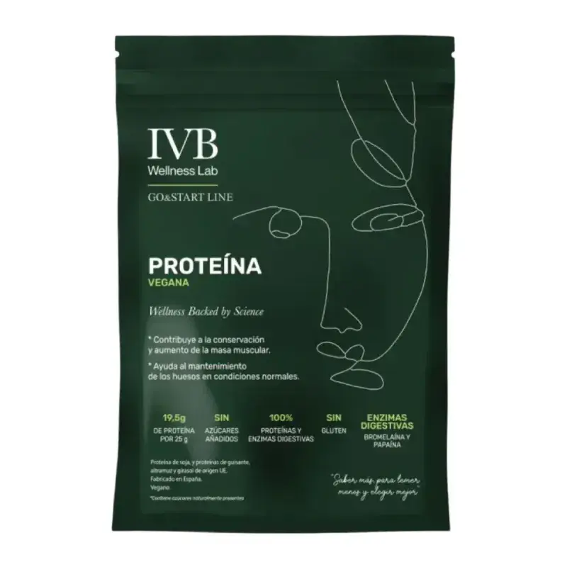 IVB Proteína Vegana 500g 20 Tomas