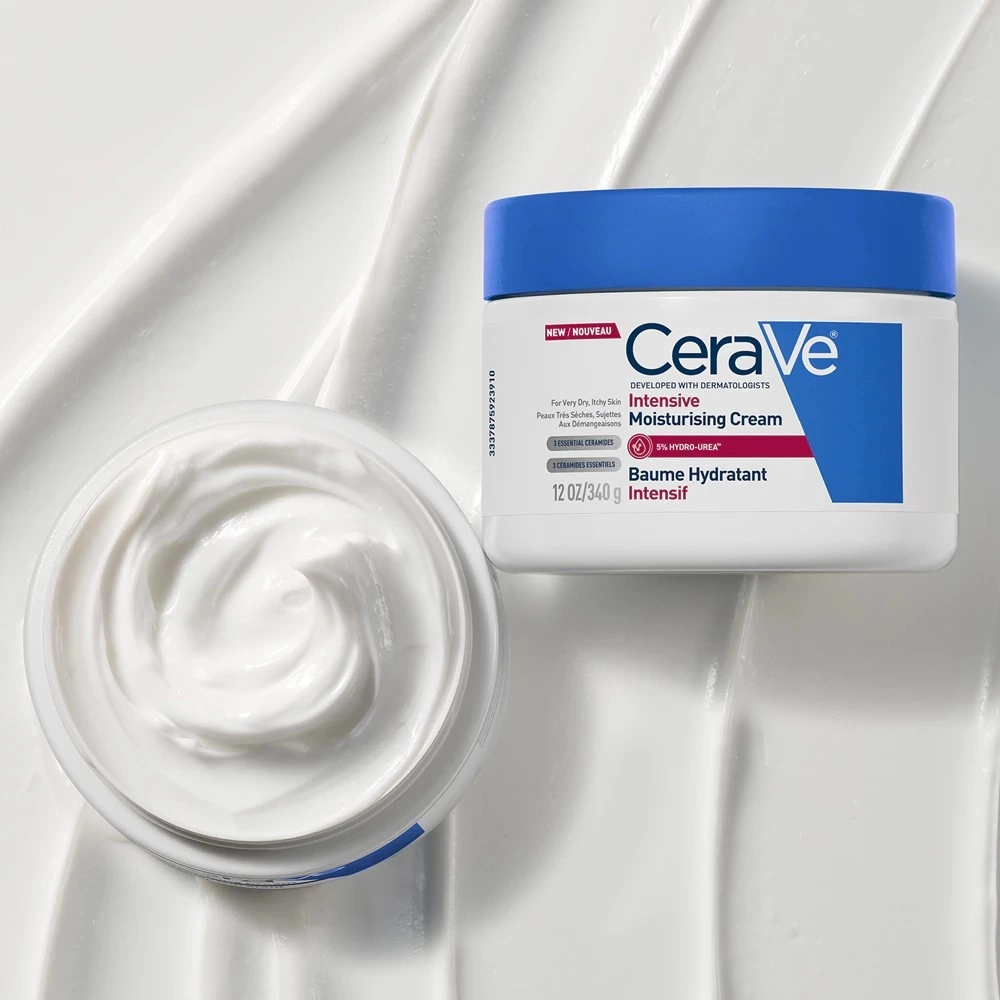 Cerave Crema Hidratante Intensiva 5% Urea Tarro  340g