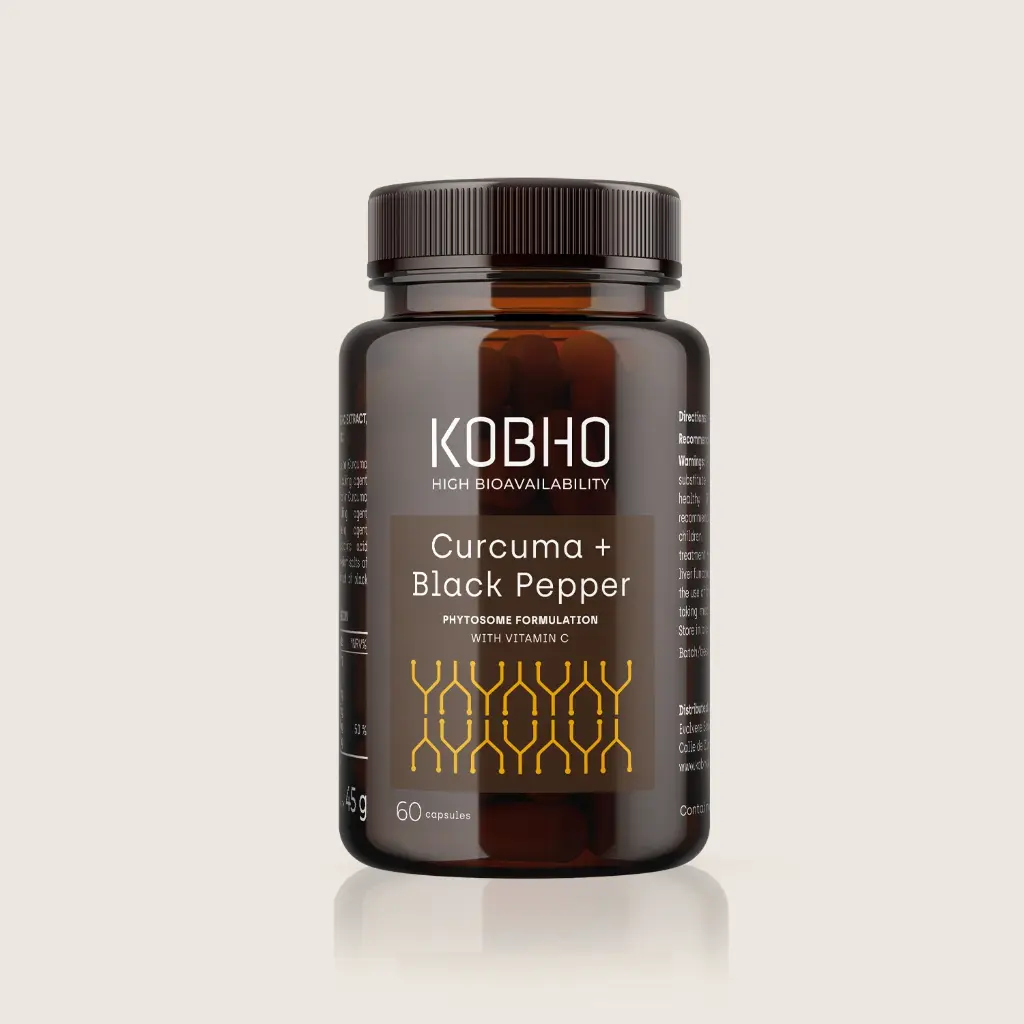 Kobho Labs Cúrcuma y Pimienta Negra 60 Cápsulas
