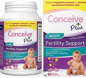 Conceive Plus Apoyo Fertilidad Femenina 60 Cápsulas