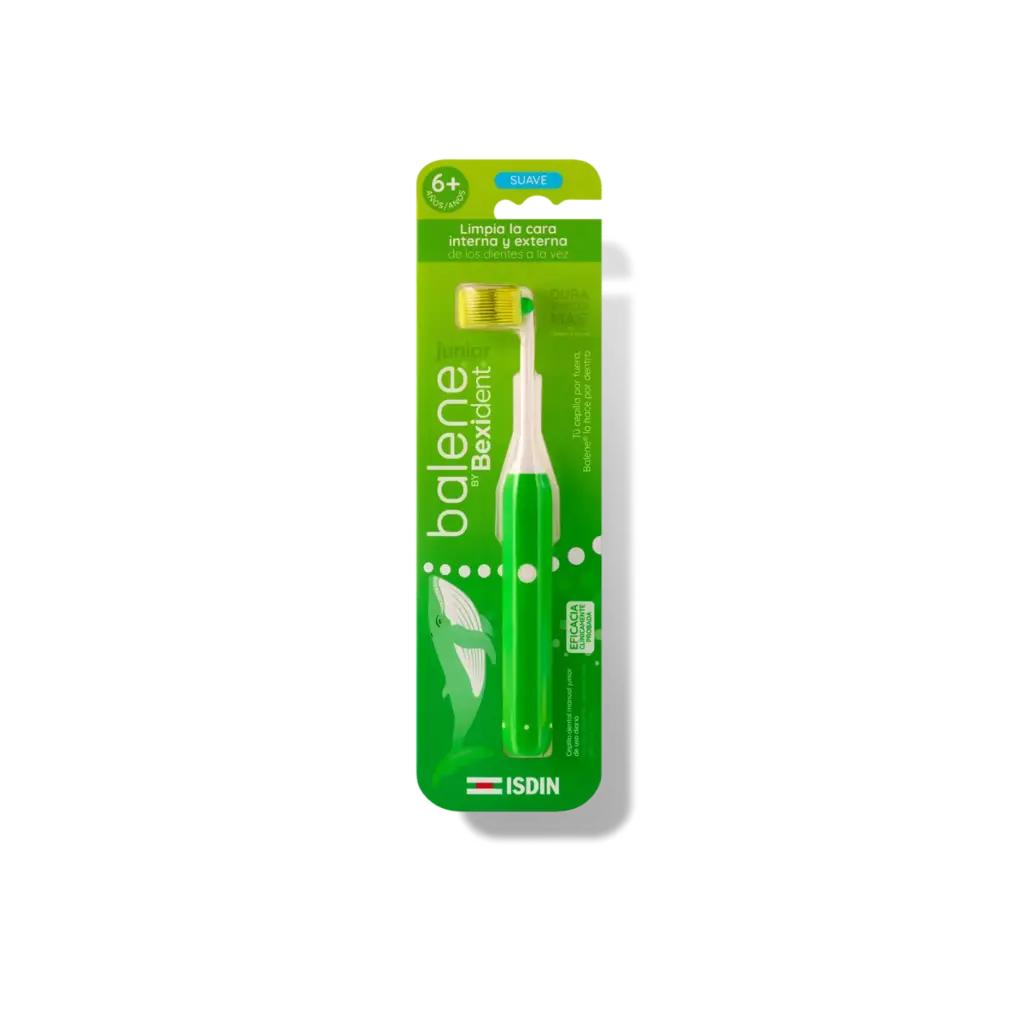 Isdin Balene By Bexident Cepillo Dental Junior +6 Años Suave Verde 