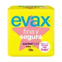 Evax Compresas Fina y Segura Normal Alas 12 Uds