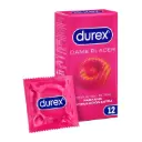 Durex Preservativos Dame Placer Con Puntos y Estrías 12 Uds